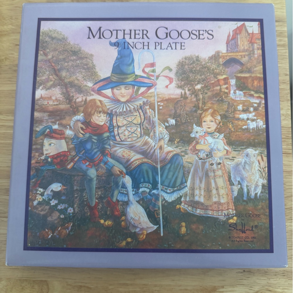 Mother Goose's 9 Inch Plate